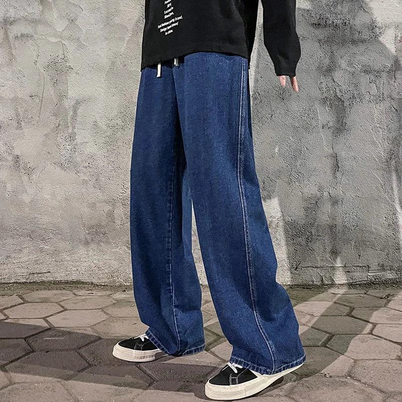 New Streetwear Loose Jeans Korean Style Fashion - Palm and Thread