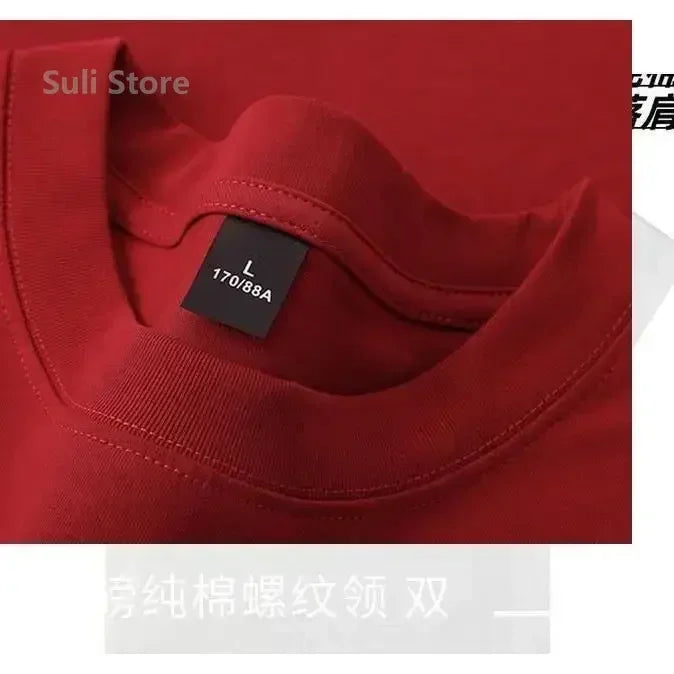 Heavy-duty Cotton Short Sleeved T-shirt