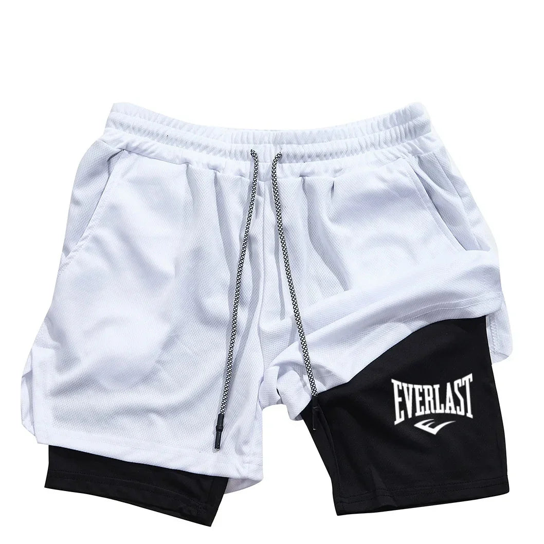 Compression gym printed sports short - Palm and Thread