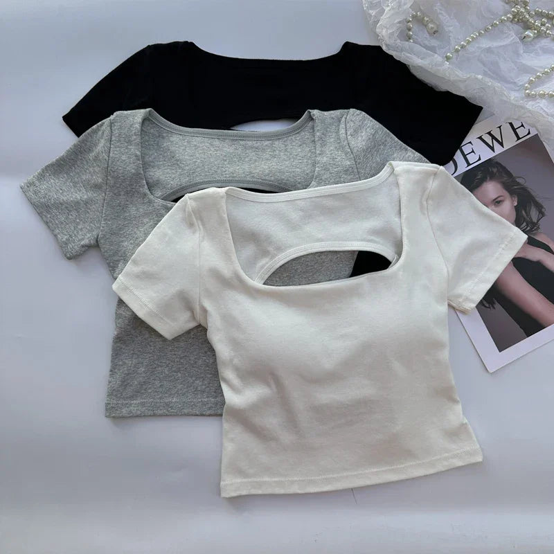 Square Neckline crop top - Palm and Thread