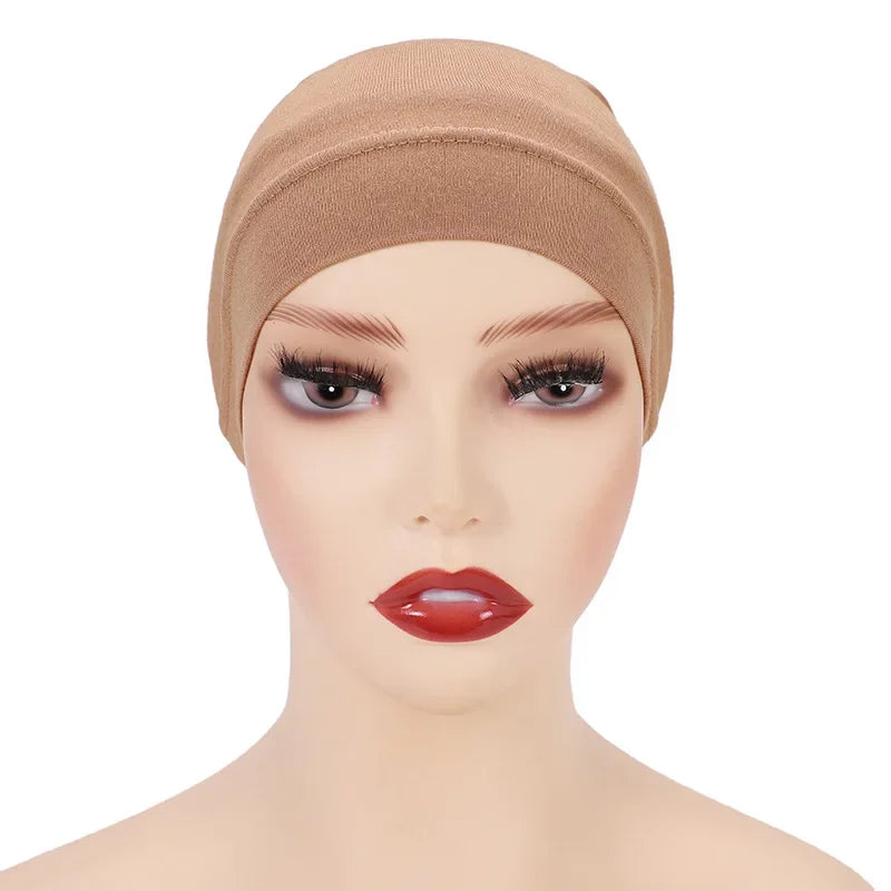 Soft Cotton Under Scarf Cap Turban - Palm and Thread