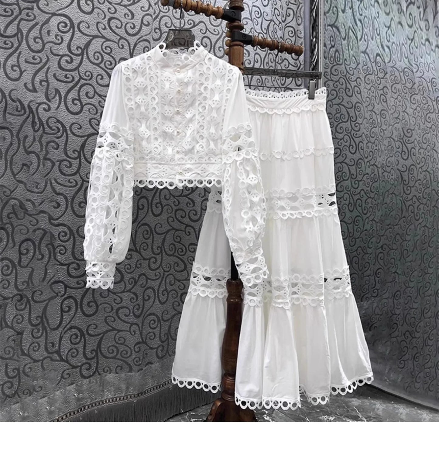 Elegant Long Maxi Dress 2 Piece Set - Palm and Thread