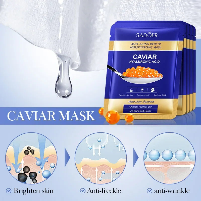 Caviar Moisturizing Facial Mask - Palm and Thread