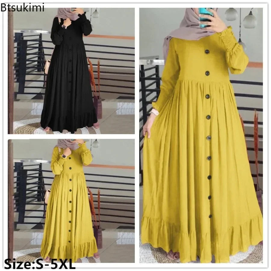 Vintage Petal Sleeve Ruffle Hem Sundress Maxi Dress - Palm and Thread
