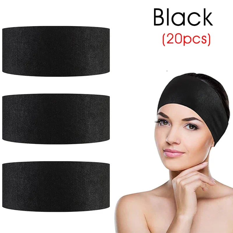 Disposable SPA White Facial Esthetician Headband - Palm and Thread