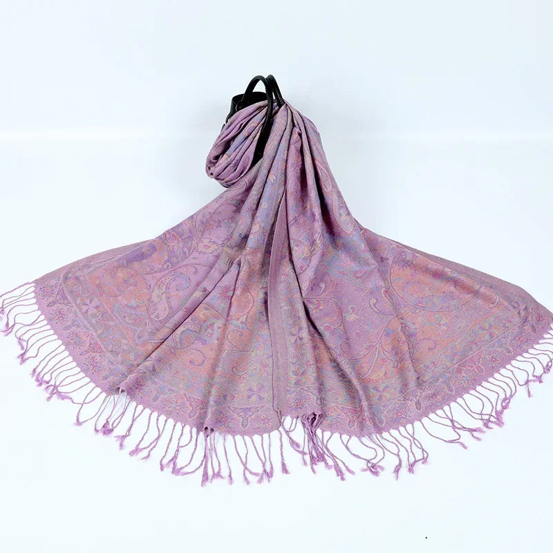 Pashmina Hijab Scarf Printed Hijab - Palm and Thread
