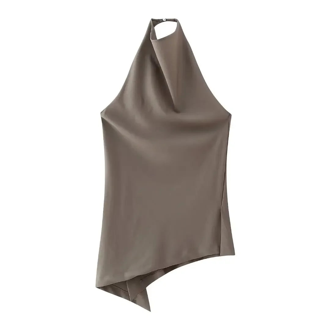 Halter Backless Tank Camis Top and Pant - Palm and Thread