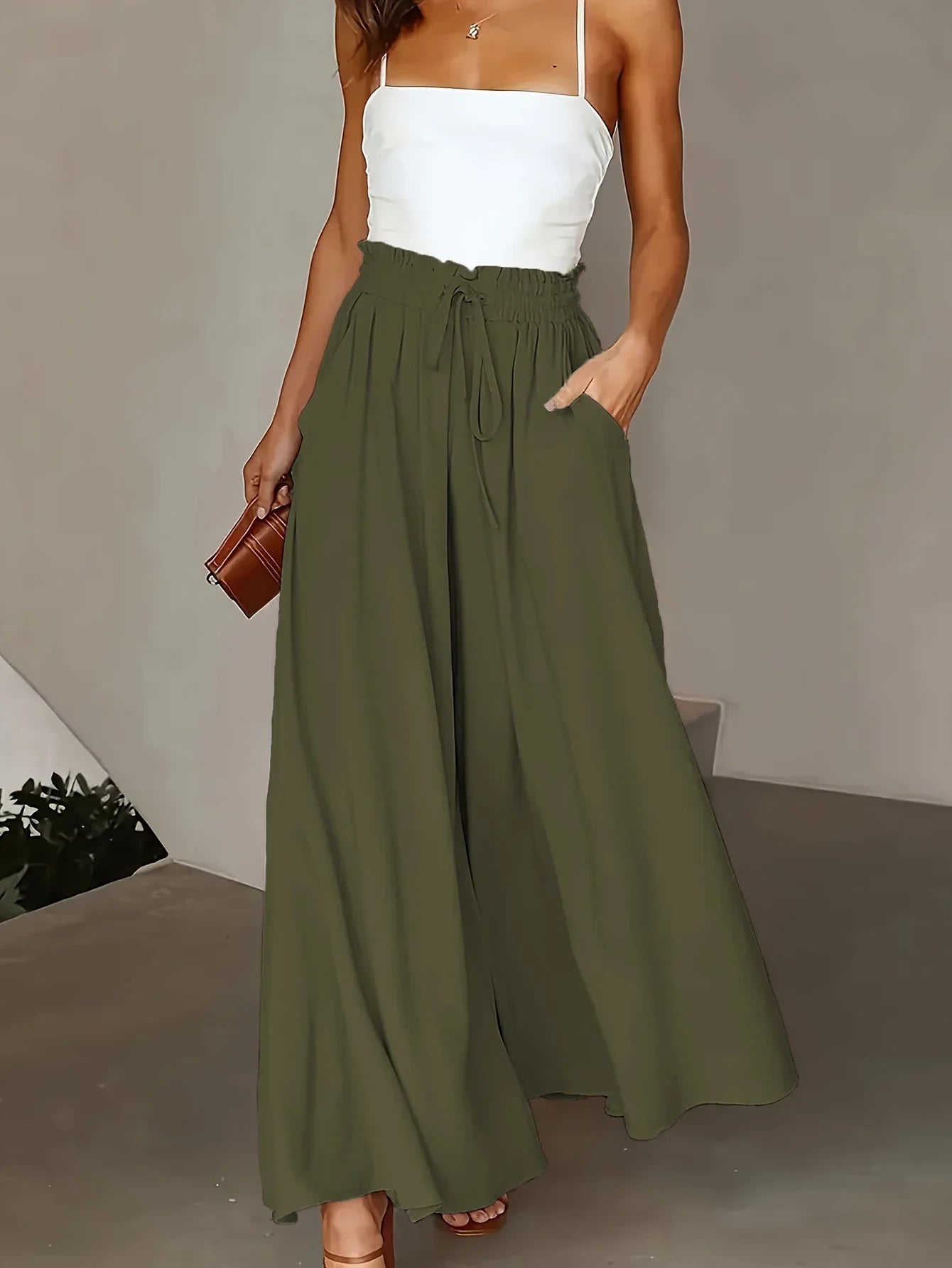 Plus Size Wide Leg Pant - Palm and Thread