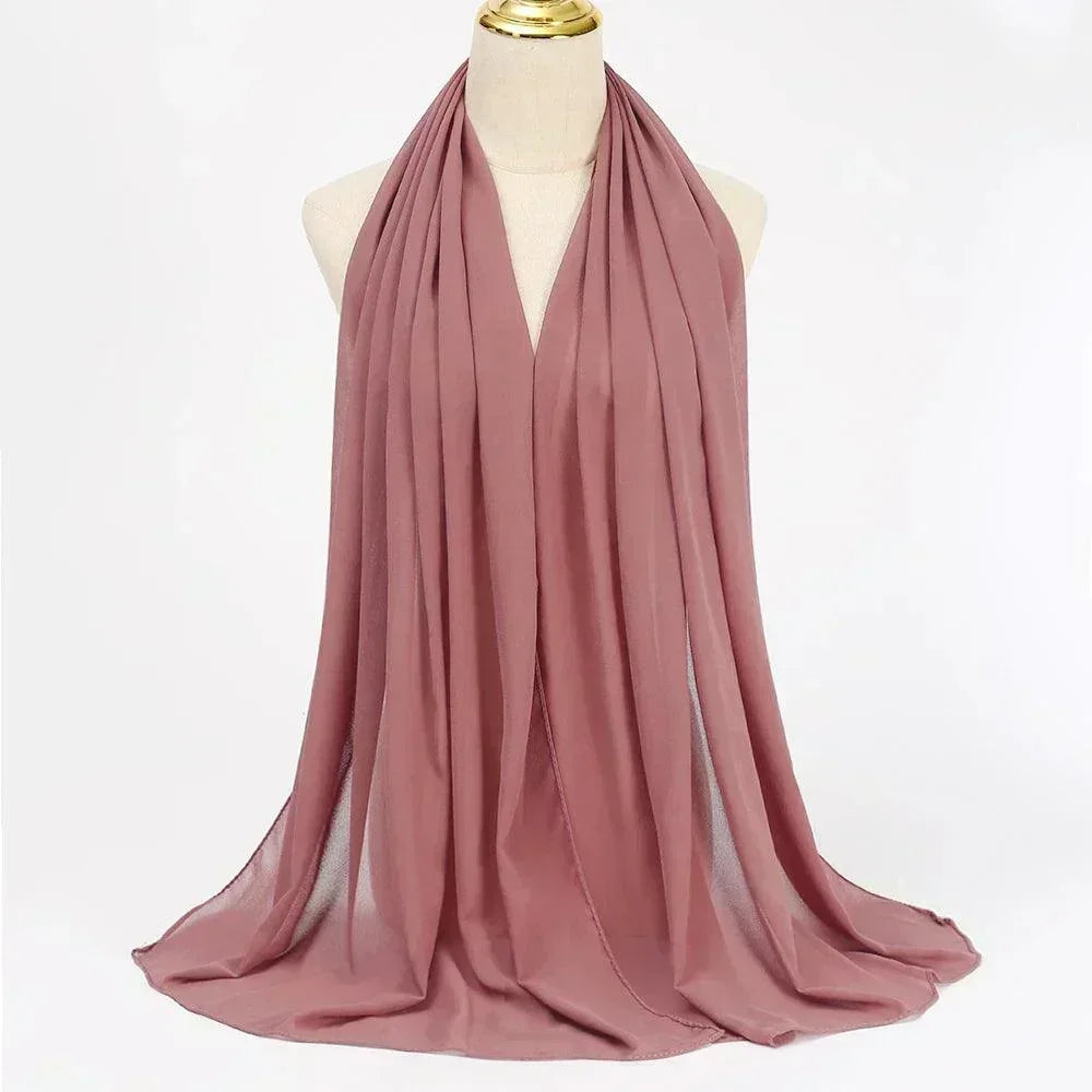 Chiffon Hijab Head Wrap - Palm and Thread