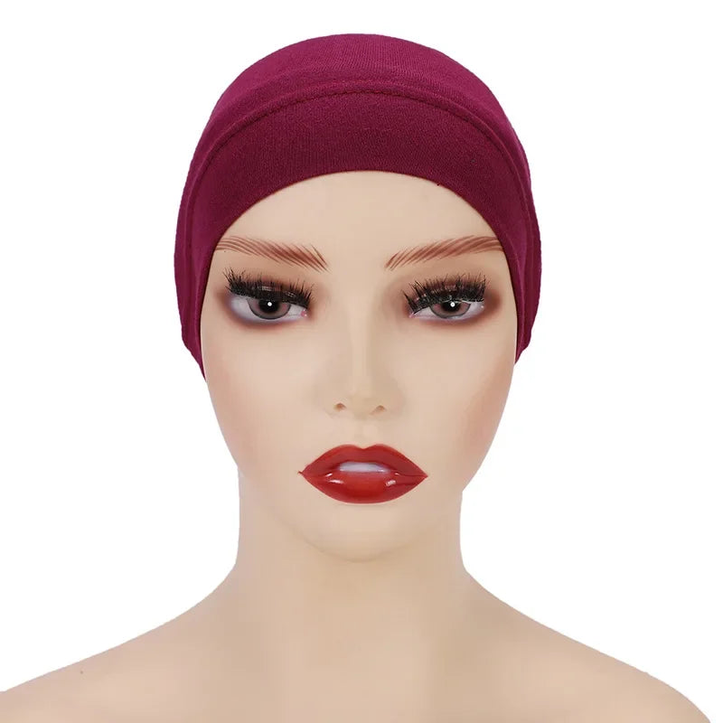 Soft Cotton Under Scarf Cap Turban - Palm and Thread