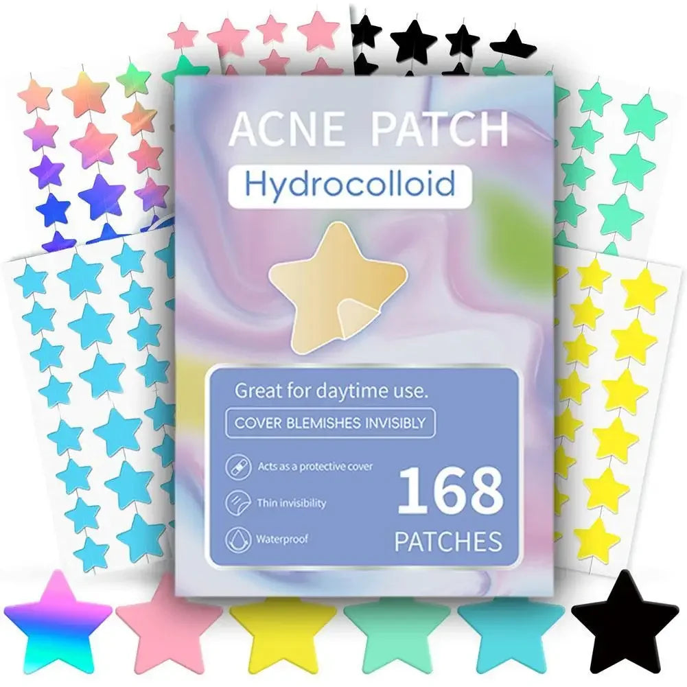 Colorful Star Pimple Patch Acne Removal - Palm and Thread