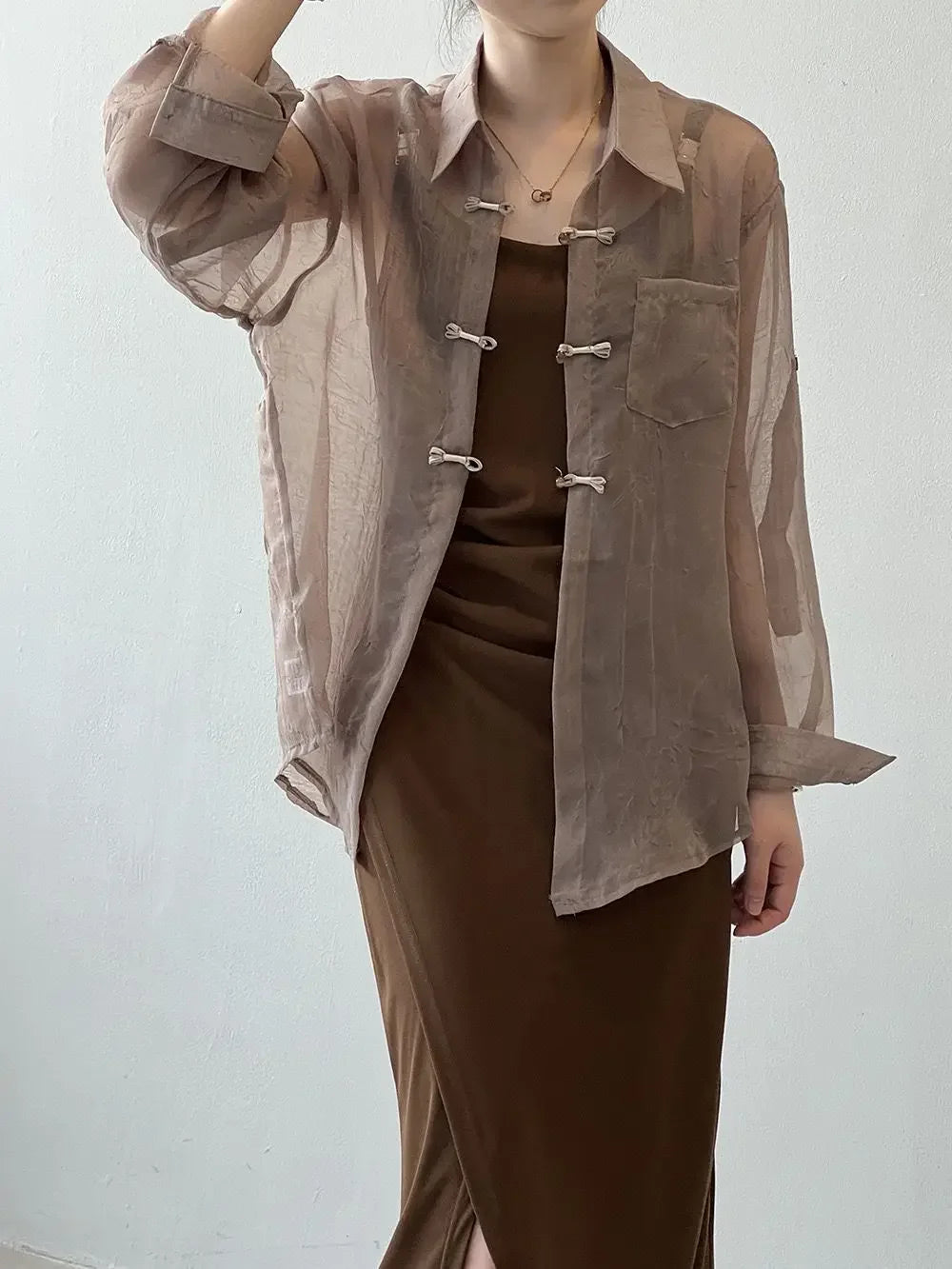 New Style Buttoned Style Shirt - Palm and Thread