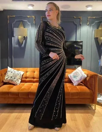 Noble Diamond Robe Dress - Palm and Thread