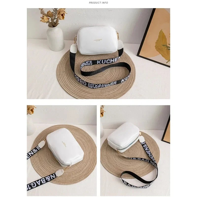 Contrasting Letters Single Shoulder Crossbody - Palm and Thread