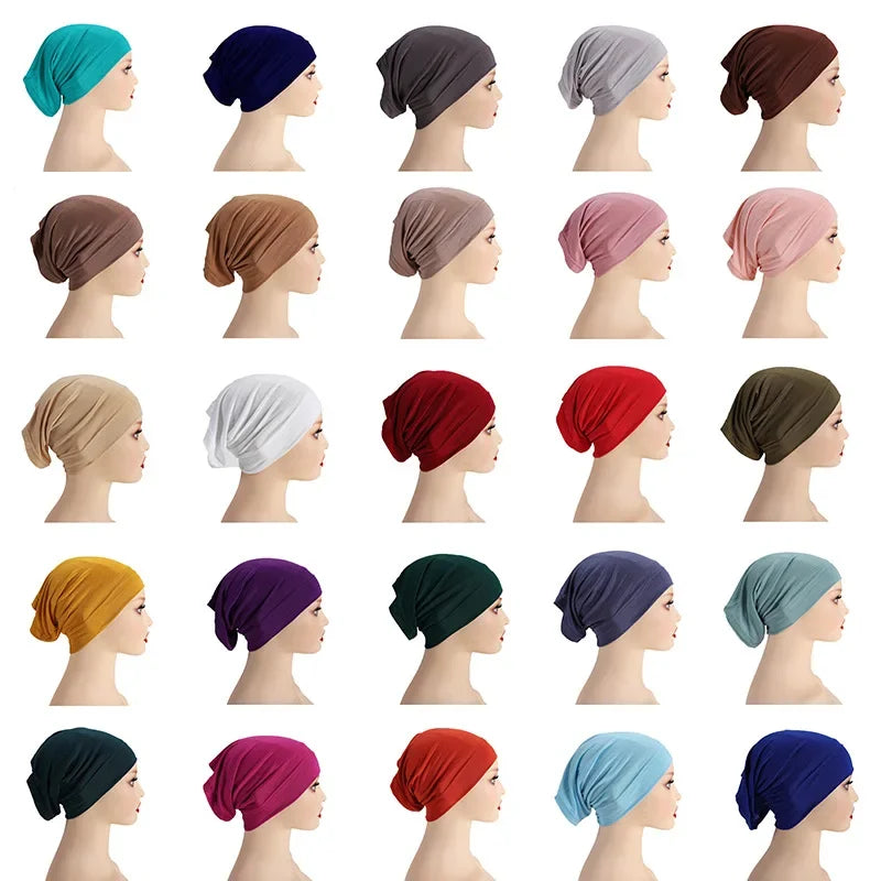 Soft Cotton Under Scarf Cap Turban - Palm and Thread