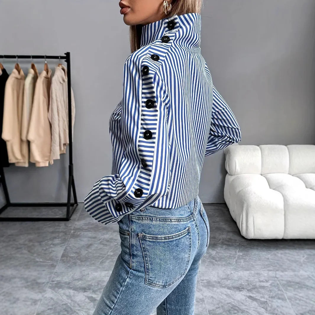 Stripe Long Sleeved Top - Palm and Thread