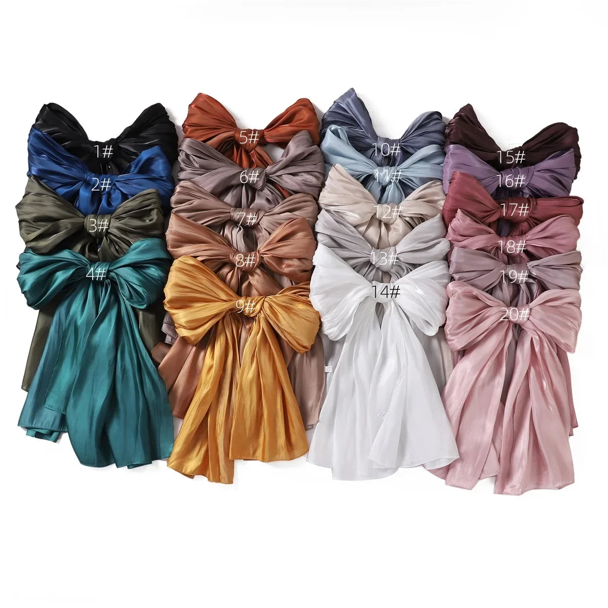 Bonnet Satin Glitter Scarf - Palm and Thread