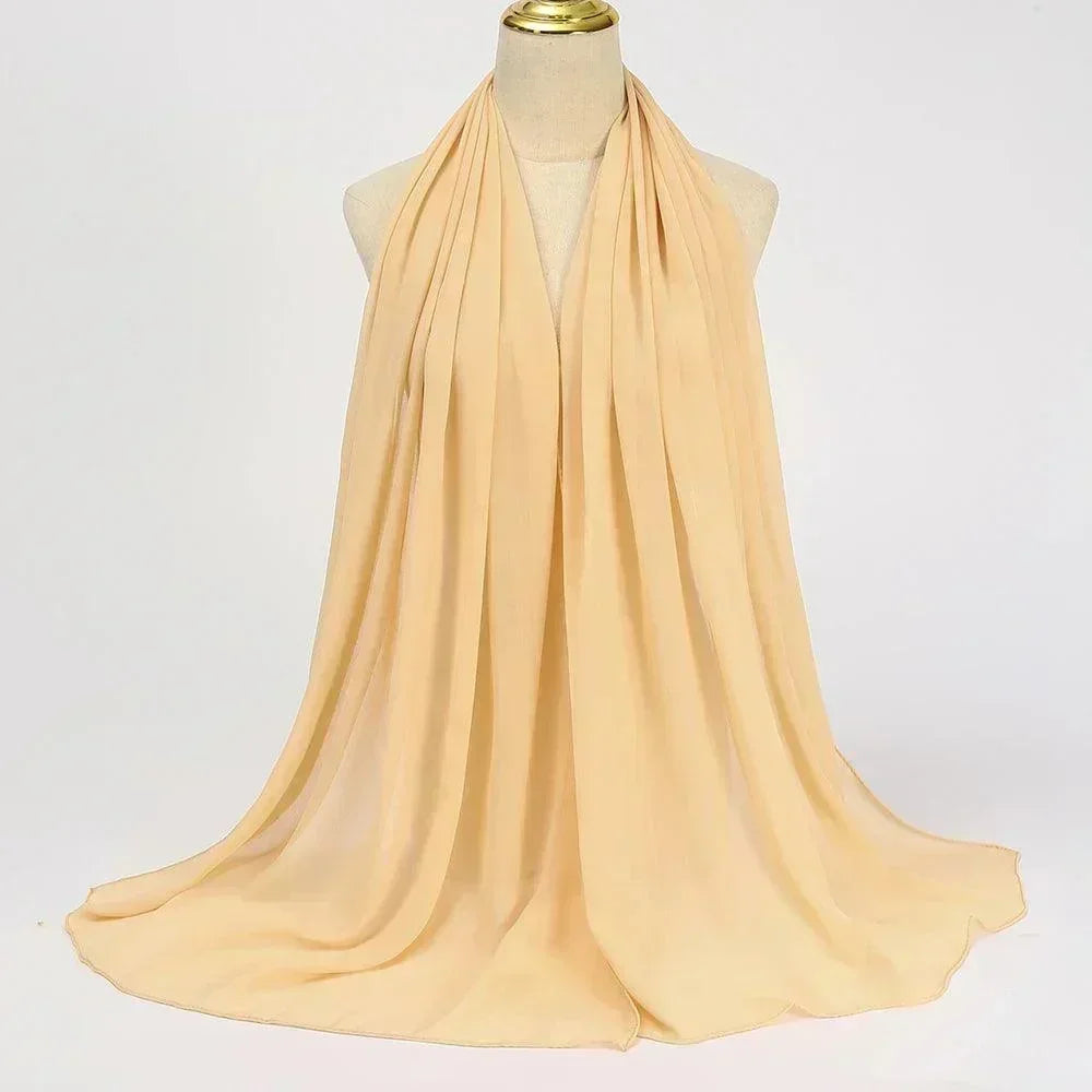 Chiffon Hijab Head Wrap - Palm and Thread