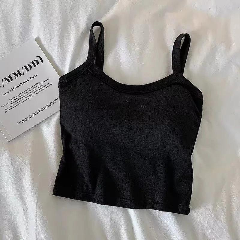 Sleeveless Basic Crop Top - Palm and Thread