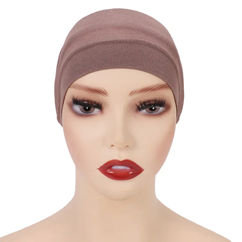 Soft Cotton Under Scarf Cap Turban - Palm and Thread