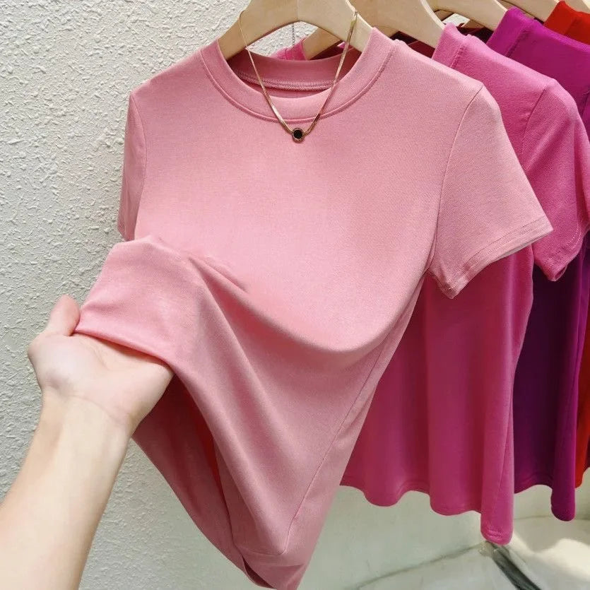 Slim Fashion T Shirt Street Casual - Palm and Thread