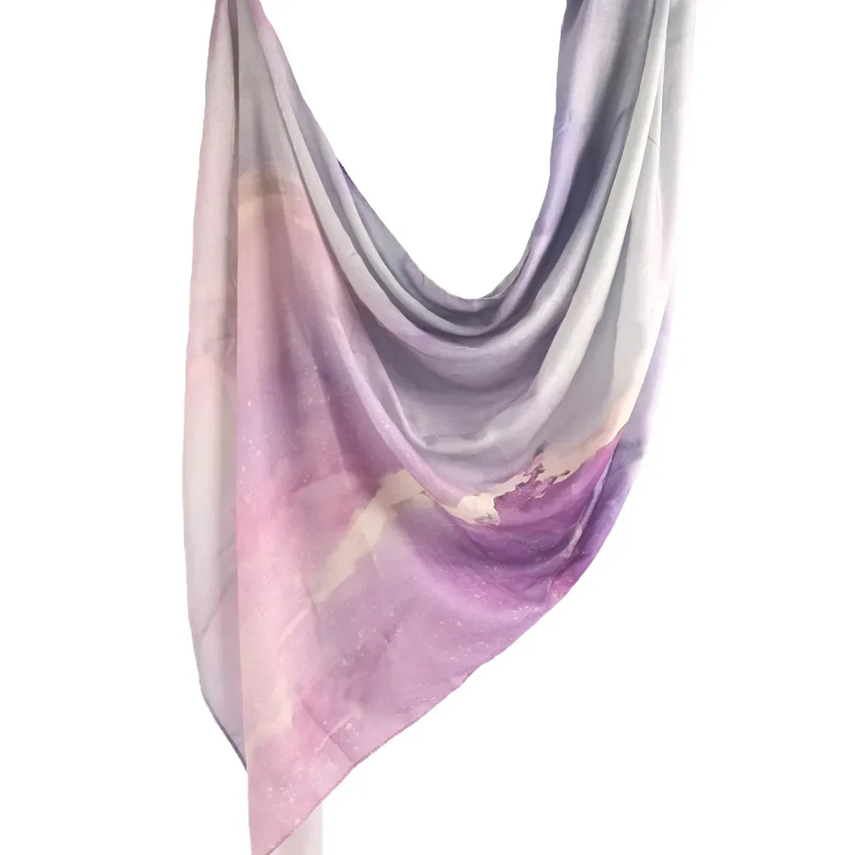 New Watercolor Tie-Dye Cotton Scarf - Palm and Thread