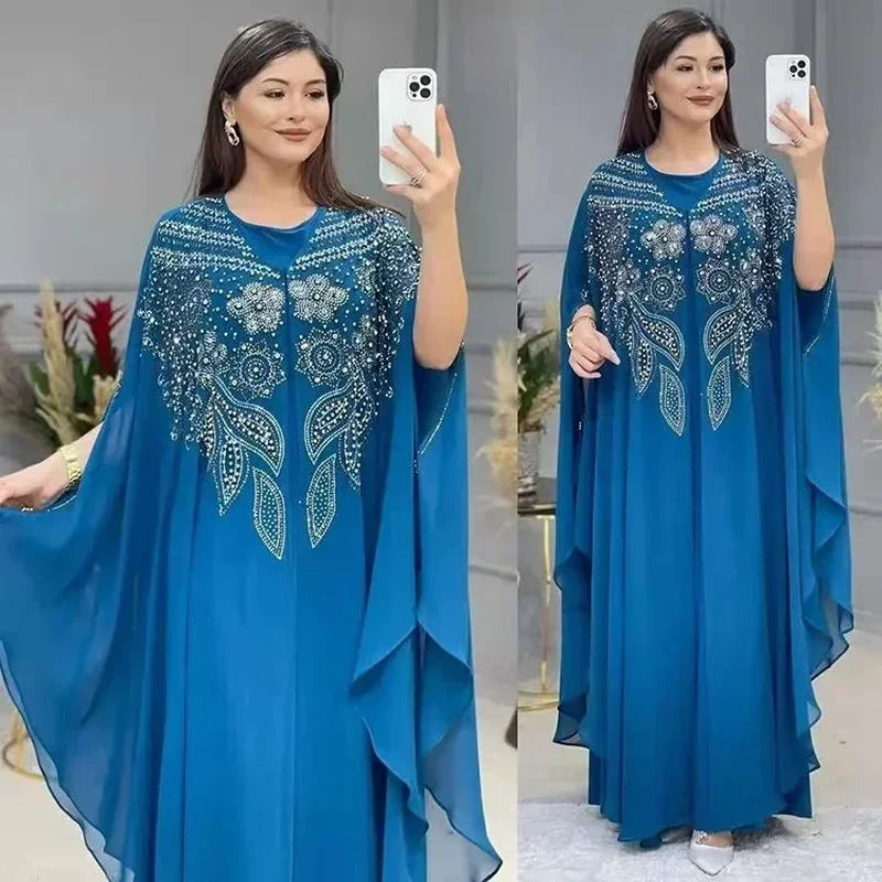 Chiffon Boubou Abaya - Palm and Thread