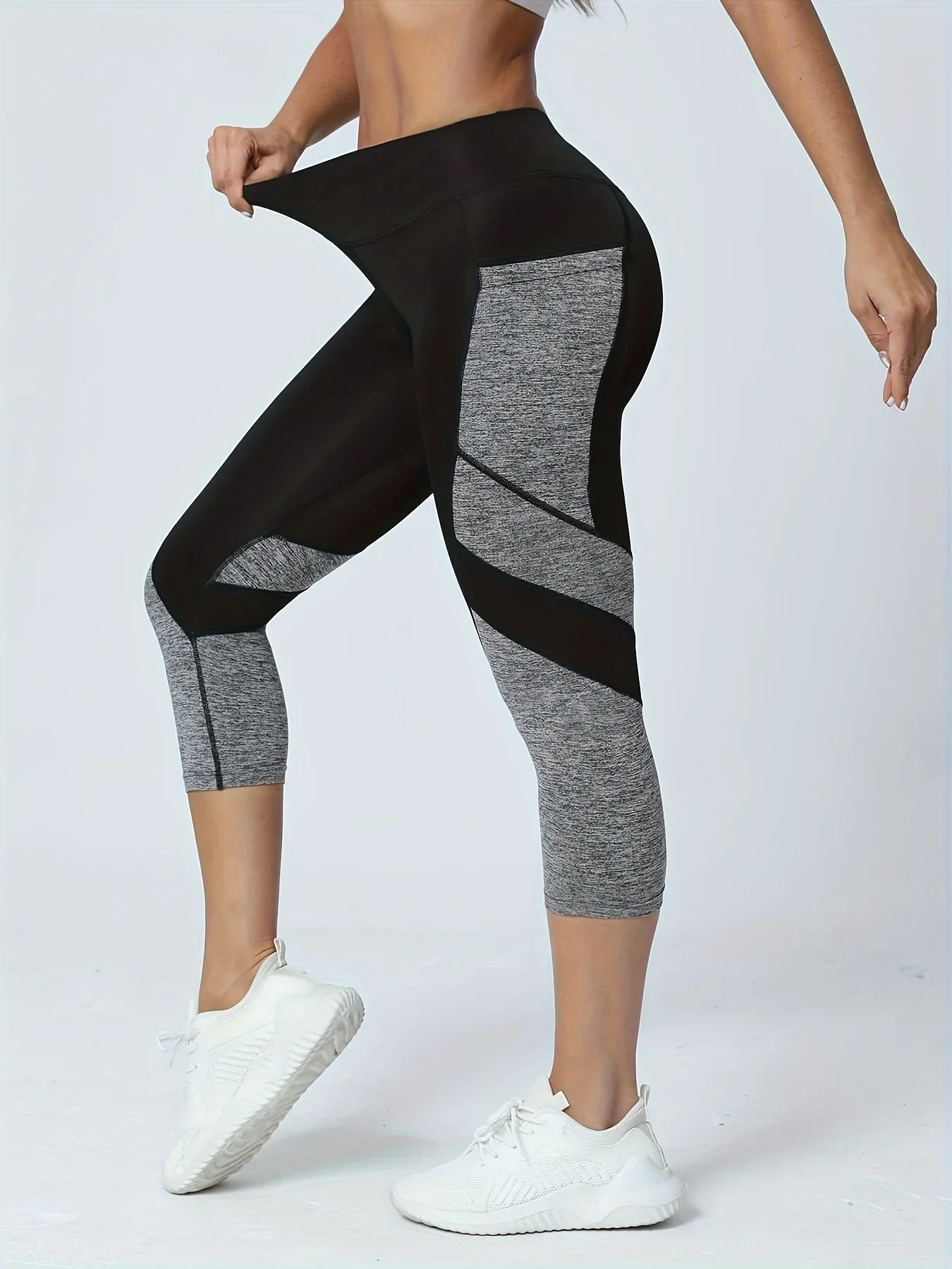 Patchwork Pocket High Waist Yoga Pant - Palm and Thread