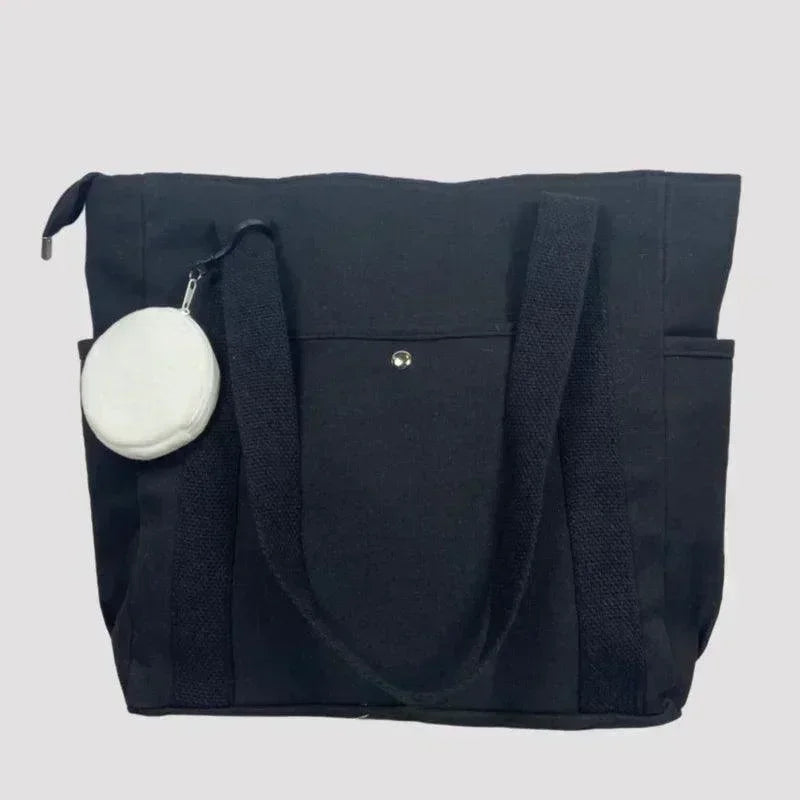 Large Capacity Canvas Tote Shoulder Bag - Palm and Thread