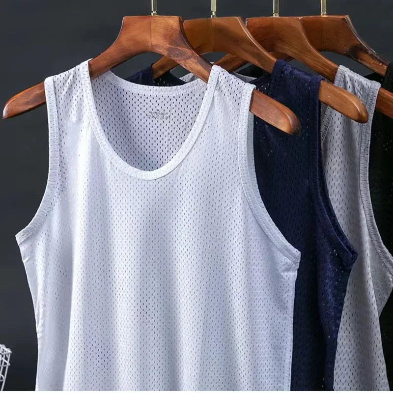 Ice Silk Mesh Tank Top - Palm and Thread