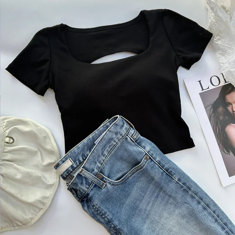 Square Neckline crop top - Palm and Thread