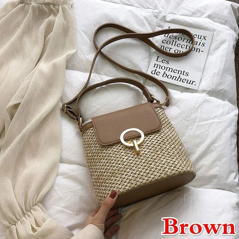 Beach Vacation Woven Bag - Palm and Thread