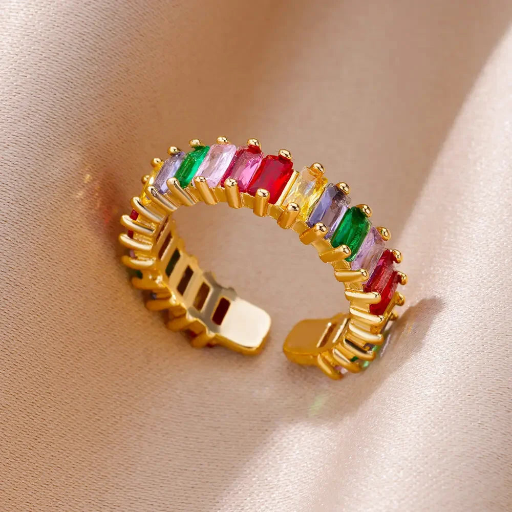 Stainless Steel Angel Feather Ring - Palm and Thread