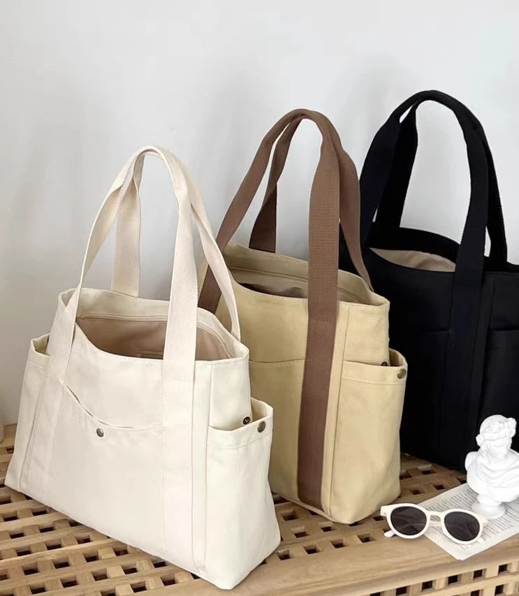 Large Capacity Canvas Tote Bag