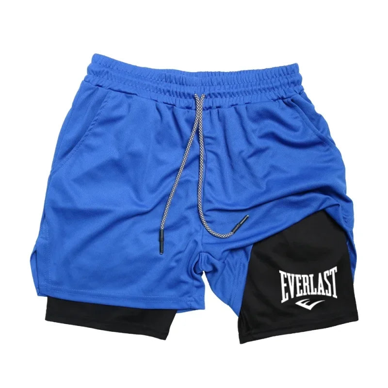 Compression gym printed sports short - Palm and Thread