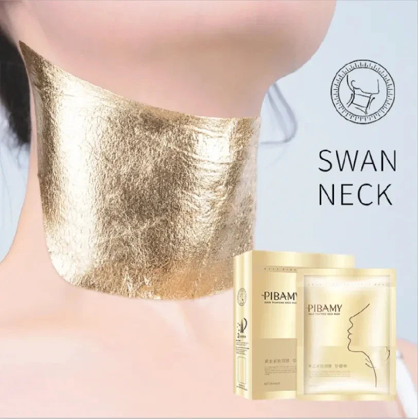 Golden Moisturizing Light Fine Line Anti-aging Moisturizing Neck Mask - Palm and Thread