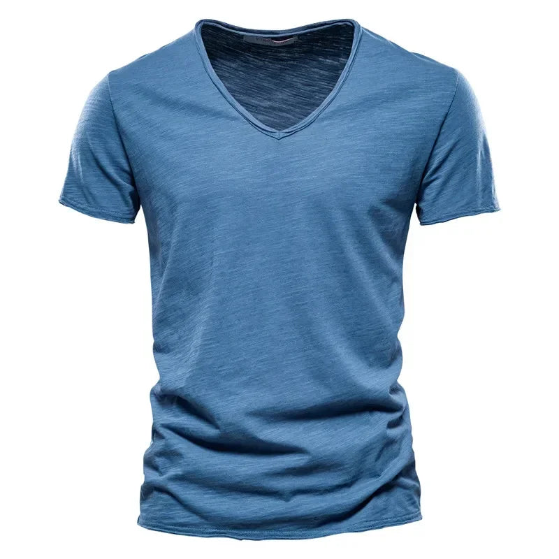 Brand Quality 100% CottonT-shirt V-neck Fashion - Palm and Thread