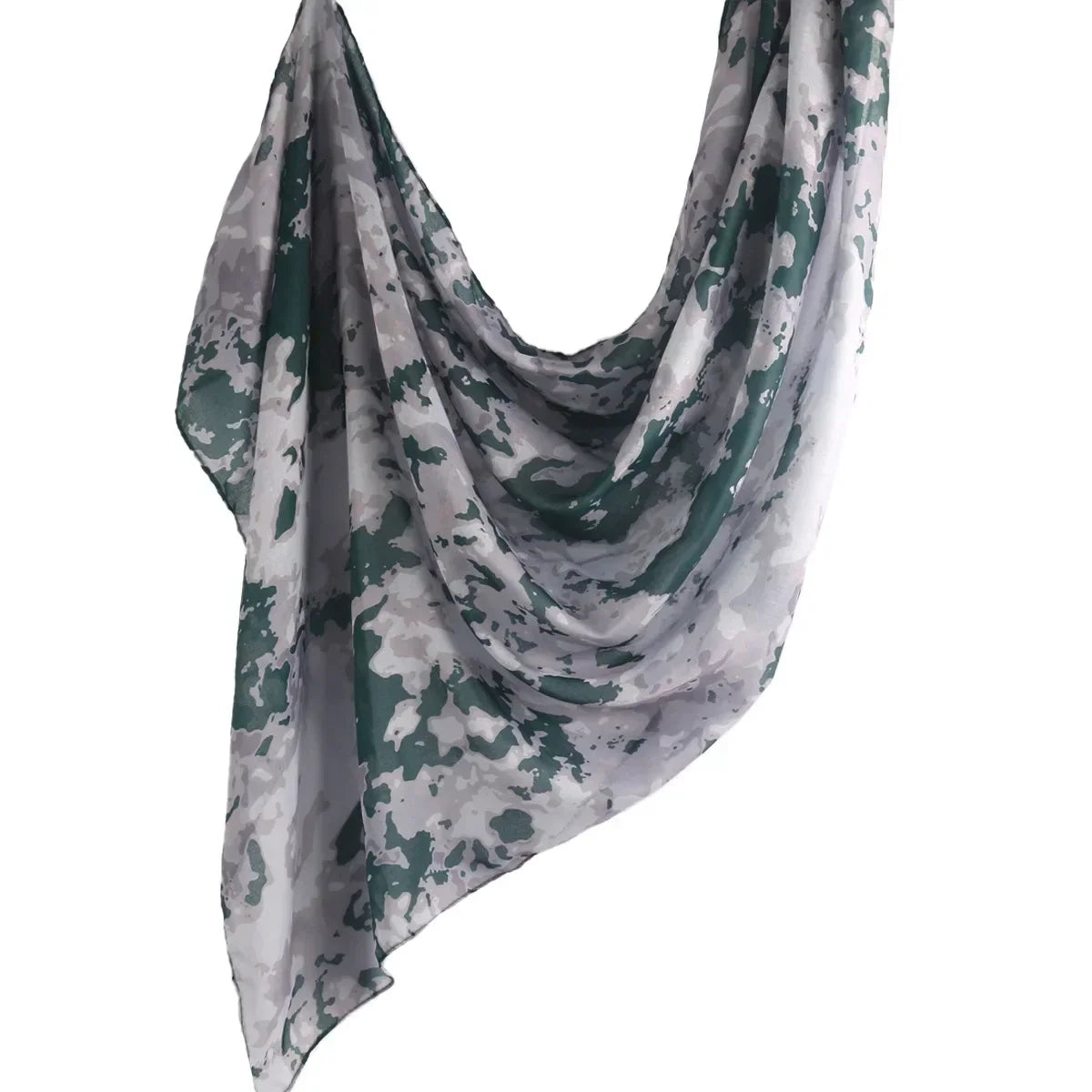 New Watercolor Tie-Dye Cotton Scarf - Palm and Thread