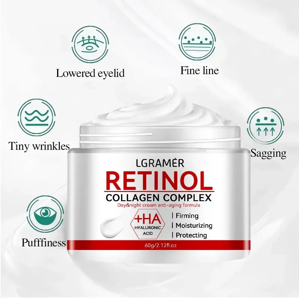 Retinol Lifting Firming Cream Collagen Face Cream - Palm and Thread