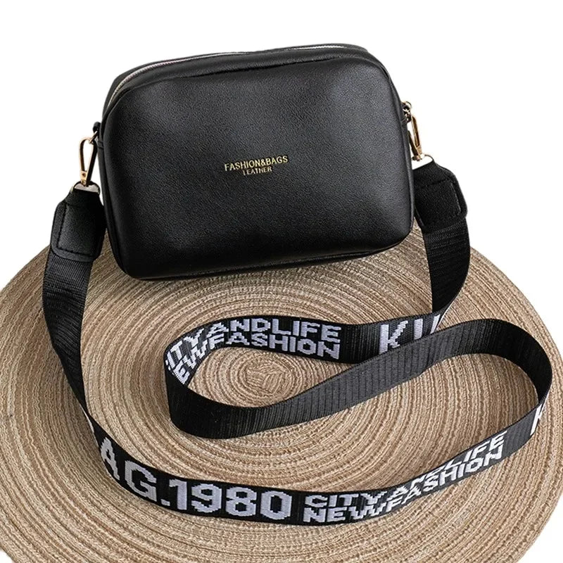 Contrasting Letters Single Shoulder Crossbody - Palm and Thread