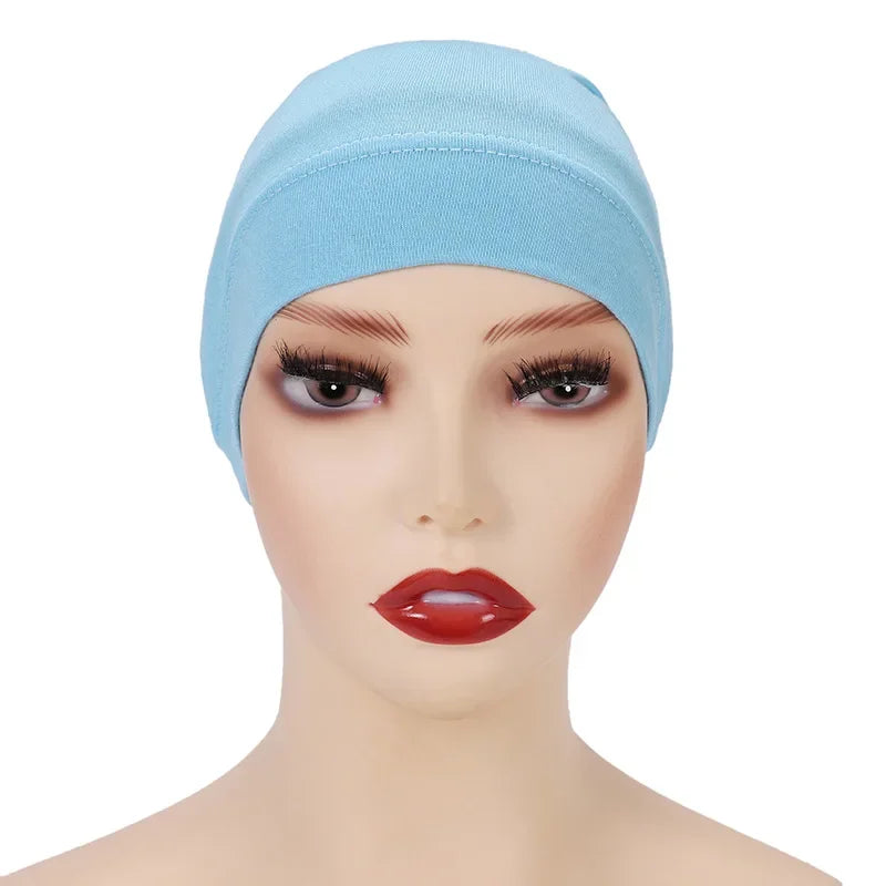 Soft Cotton Under Scarf Cap Turban - Palm and Thread