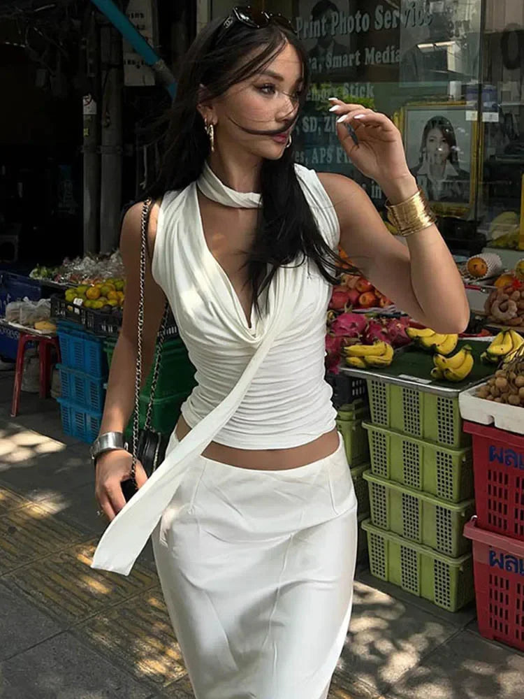 Solid Tank Sleeveless Top - Palm and Thread