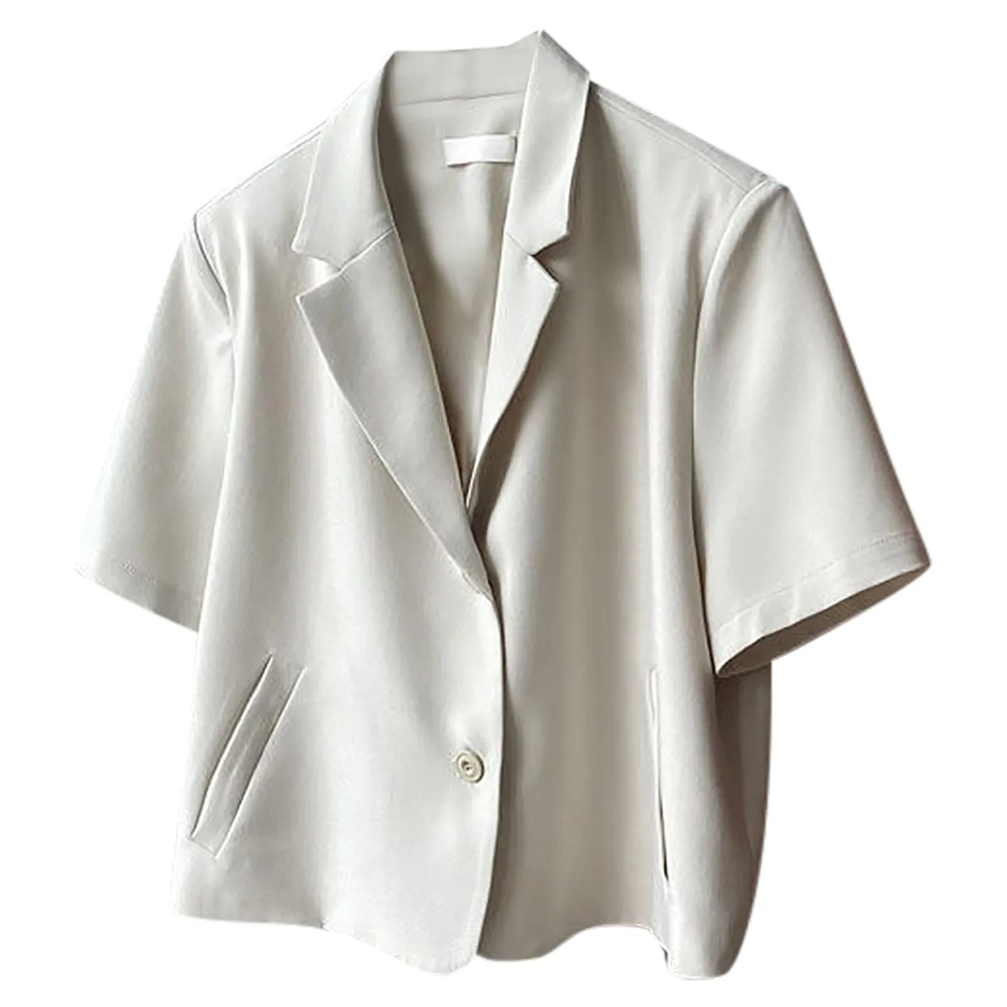 Verti Chic Cropped Suit Shirt