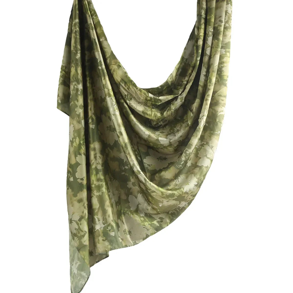Water Print Shawl Chiffon Silk Hijab - Palm and Thread
