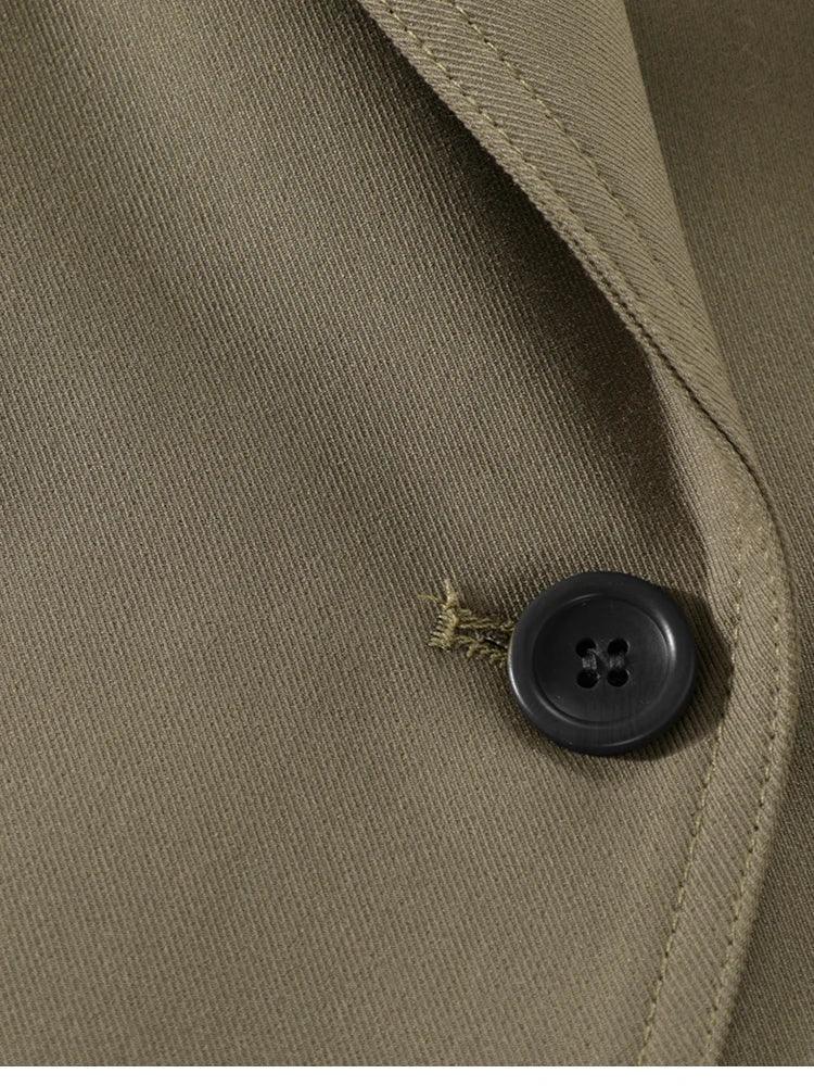 Flowy Casual Trench Coat - Palm and Thread