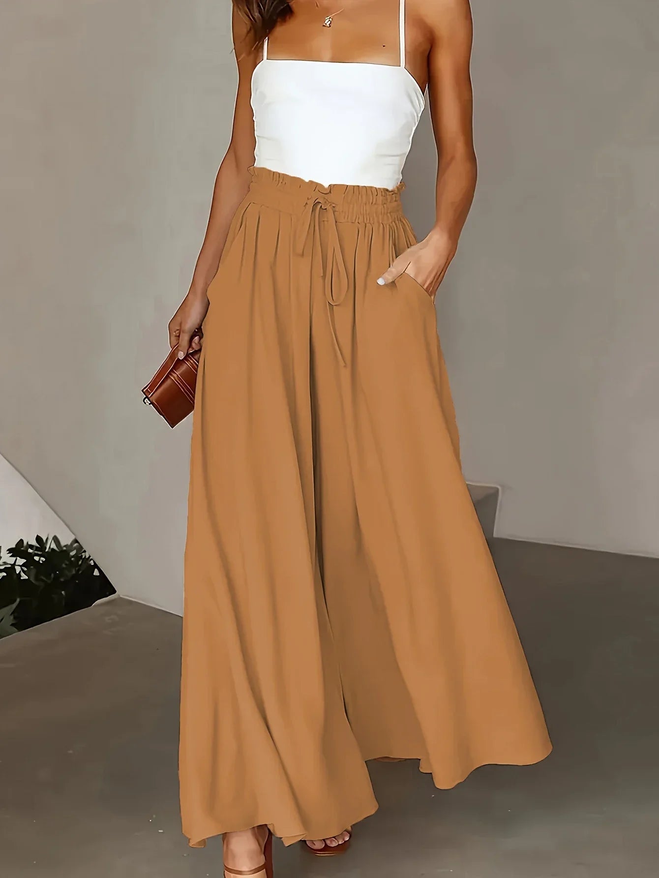 Plus Size Wide Leg Pant - Palm and Thread