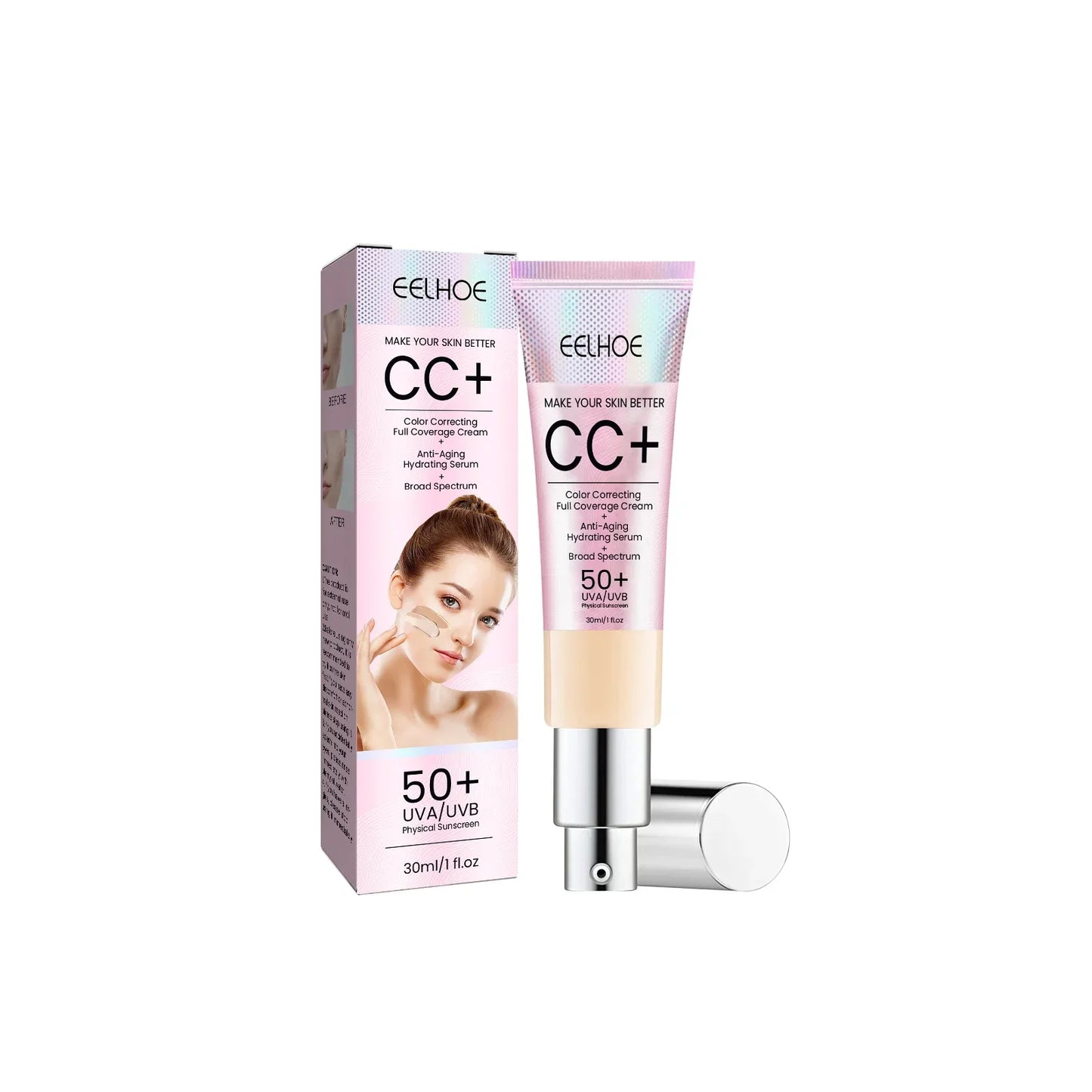 Waterproof Brighten Moisturizing Cream Foundation - Palm and Thread