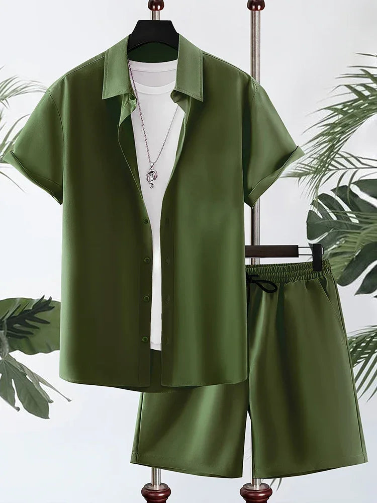 Hawaiian Trend 2 Piece Shorts Top Suit - Palm and Thread
