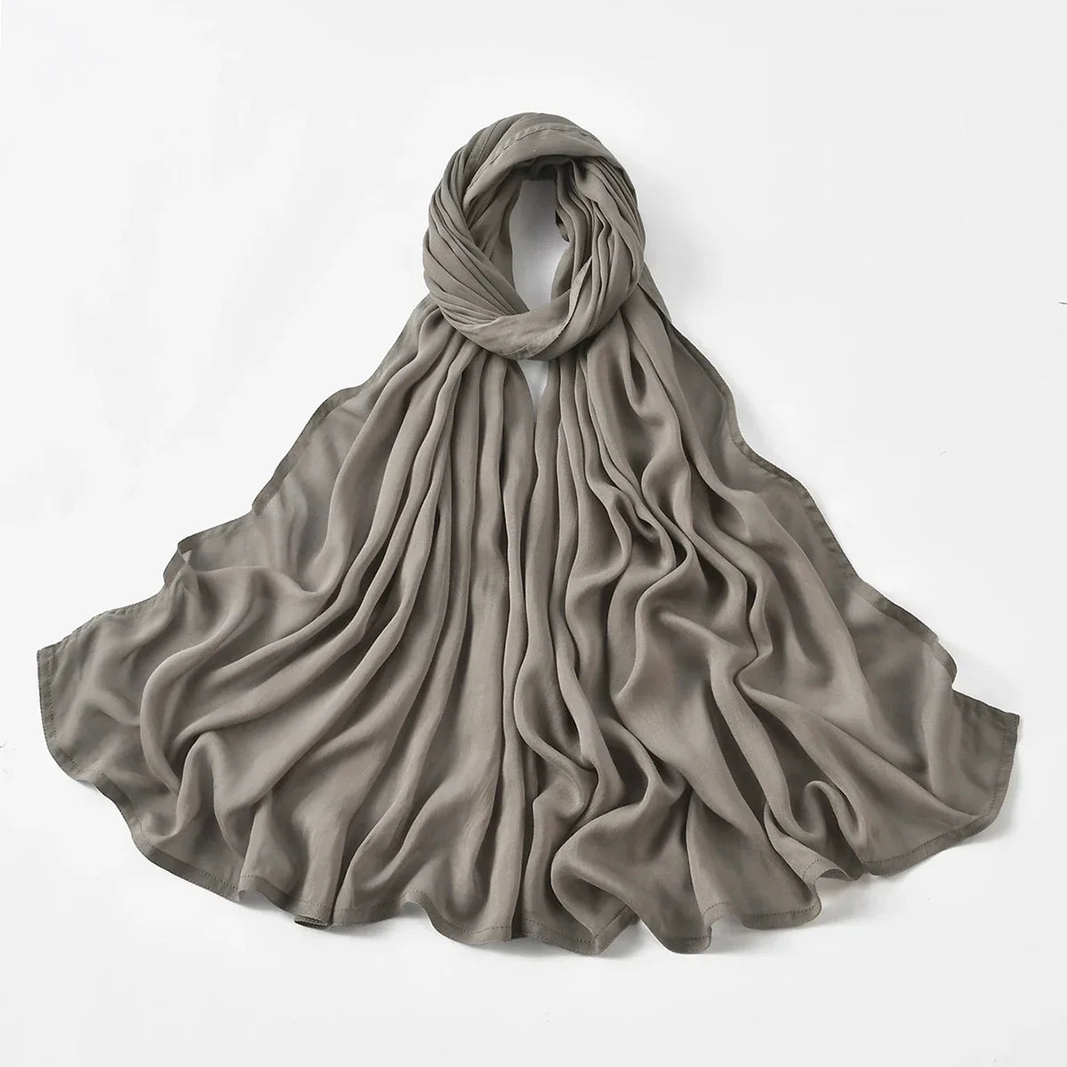 Thin Plain Shawl Soft Viscose Rayon Headscarf - Palm and Thread