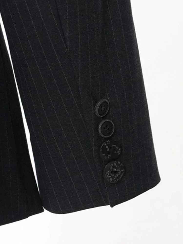 Navy Blue Elegant Blazer - Palm and Thread